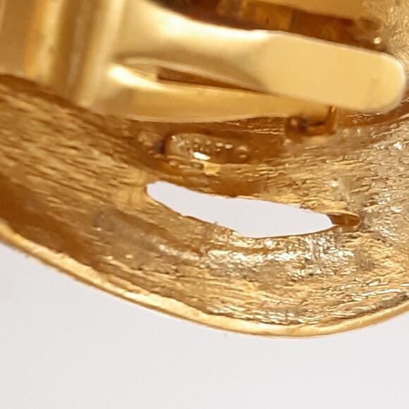 Vintage 80s Costume Jewelry Clip On Earrings 3 Pairs Craft L. Bott Doorknocker - Picture 6 of 13